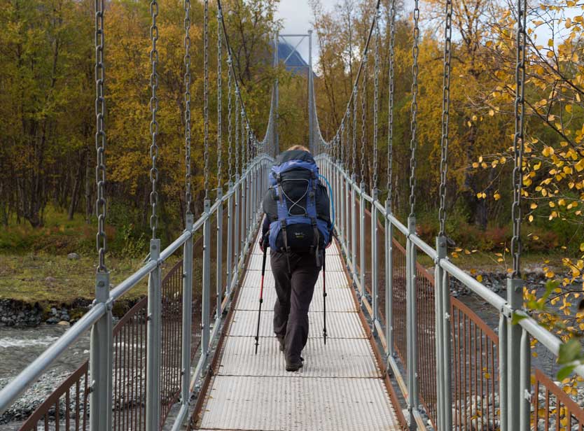 Kungsleden trail Bridge